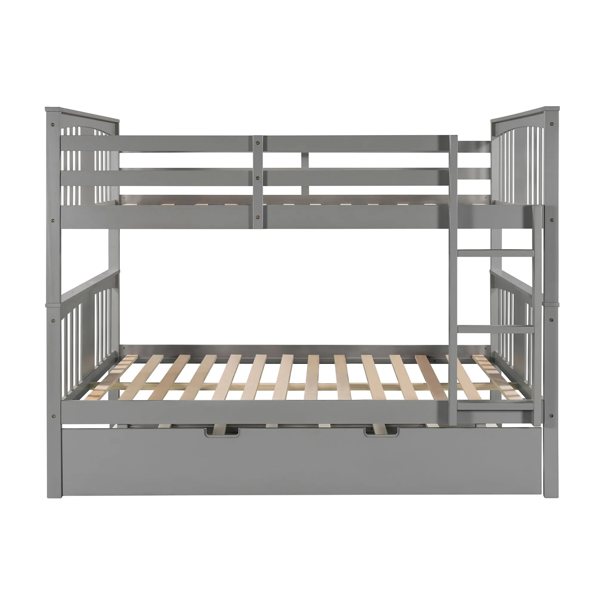 Simple Living Full over Full Bunk Bed with Twin Size Trundle