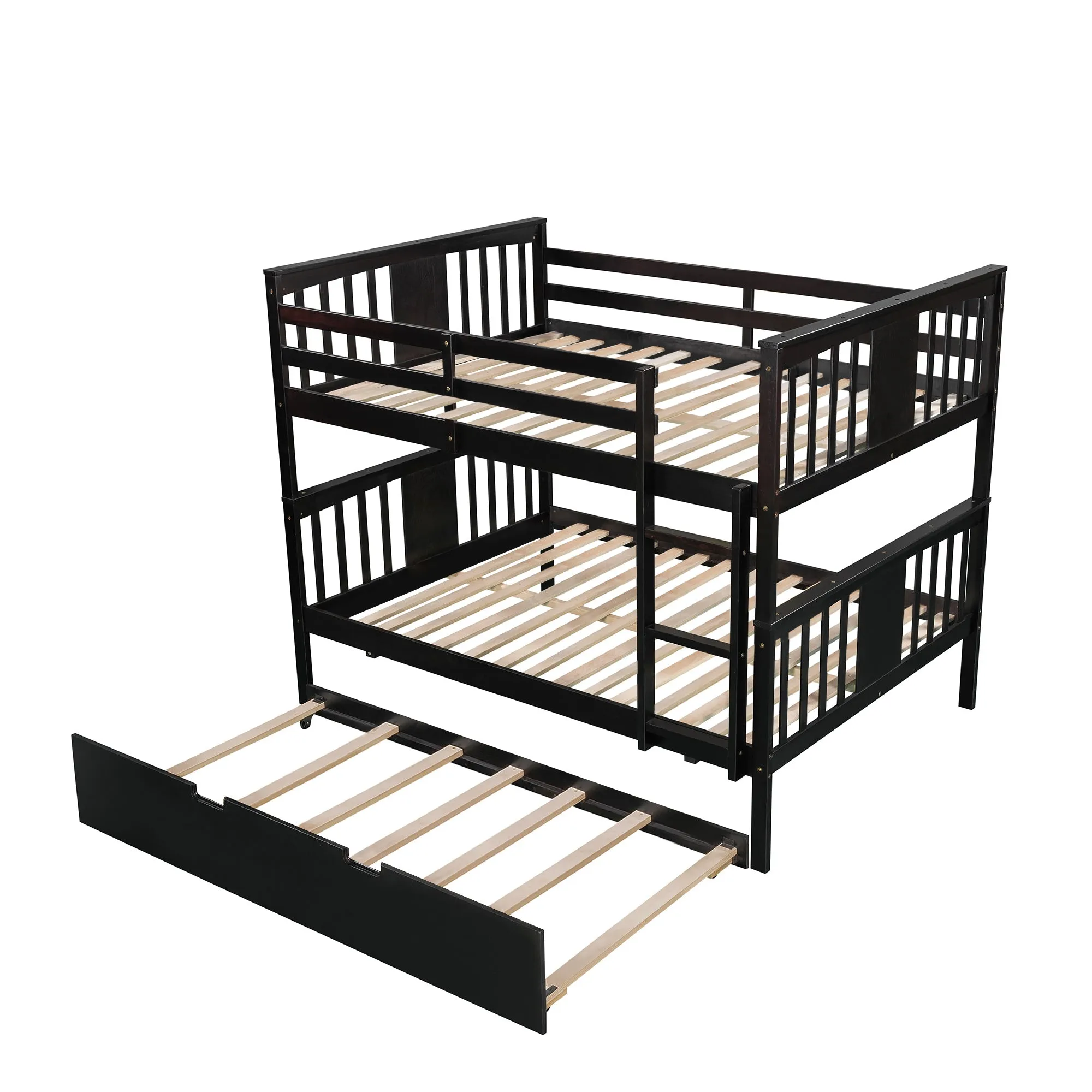Simple Living Full over Full Bunk Bed with Twin Size Trundle