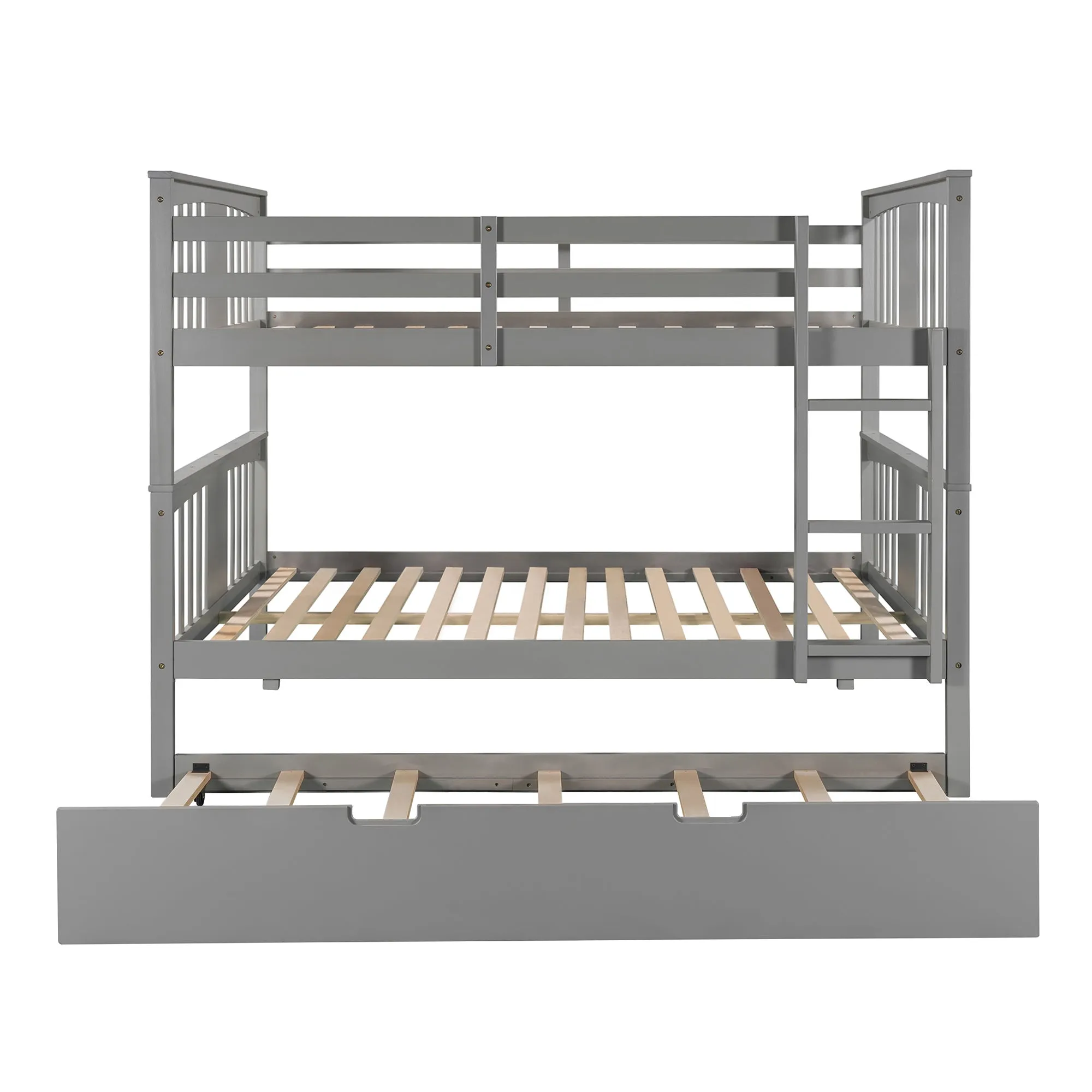 Simple Living Full over Full Bunk Bed with Twin Size Trundle
