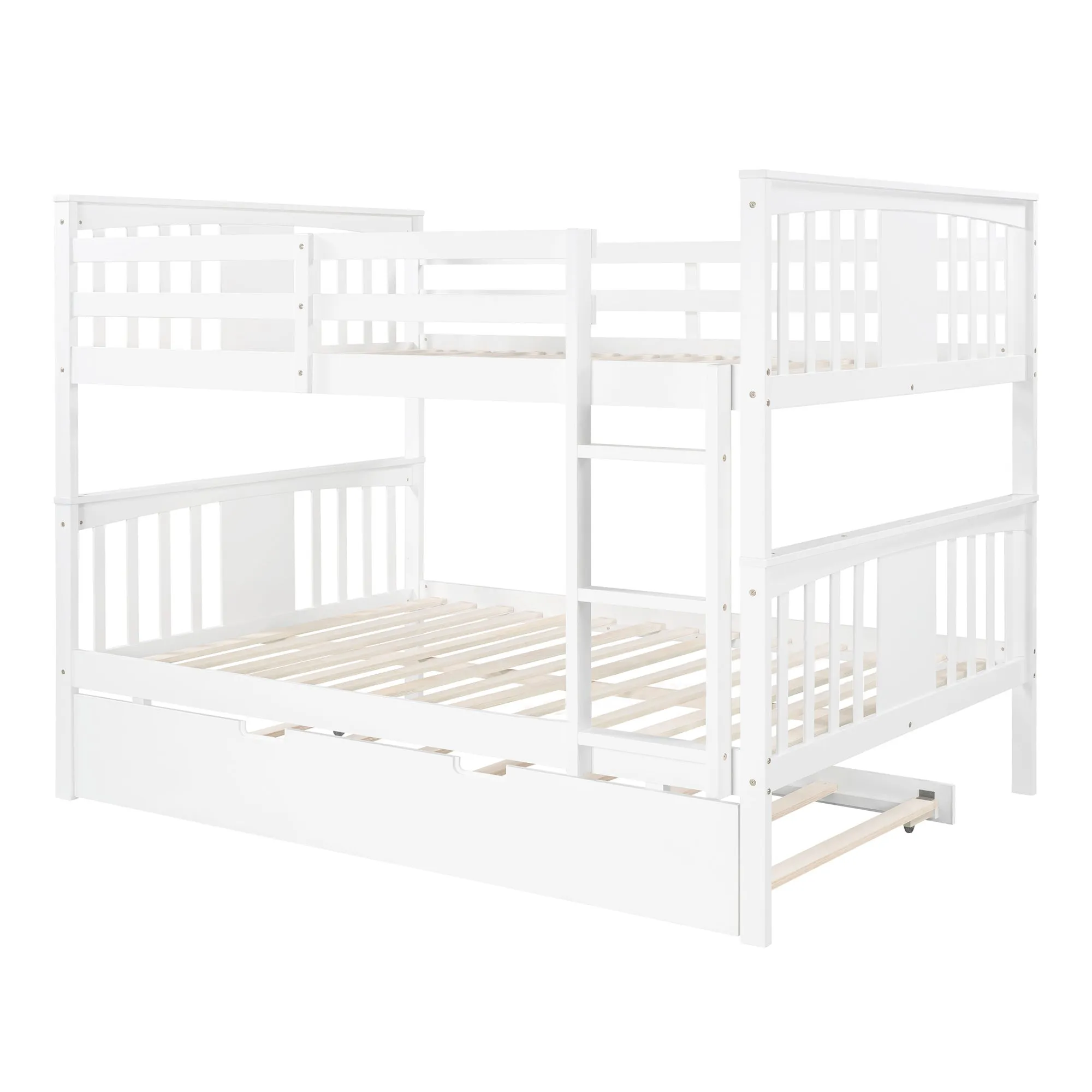 Simple Living Full over Full Bunk Bed with Twin Size Trundle