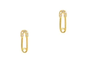 Simple Pin Stud Earrings
