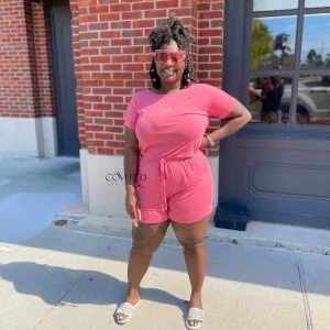 Simple Romper - Desert Rose