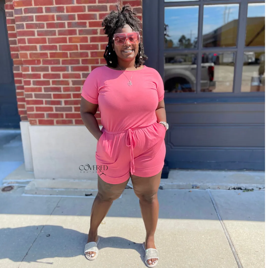 Simple Romper - Desert Rose