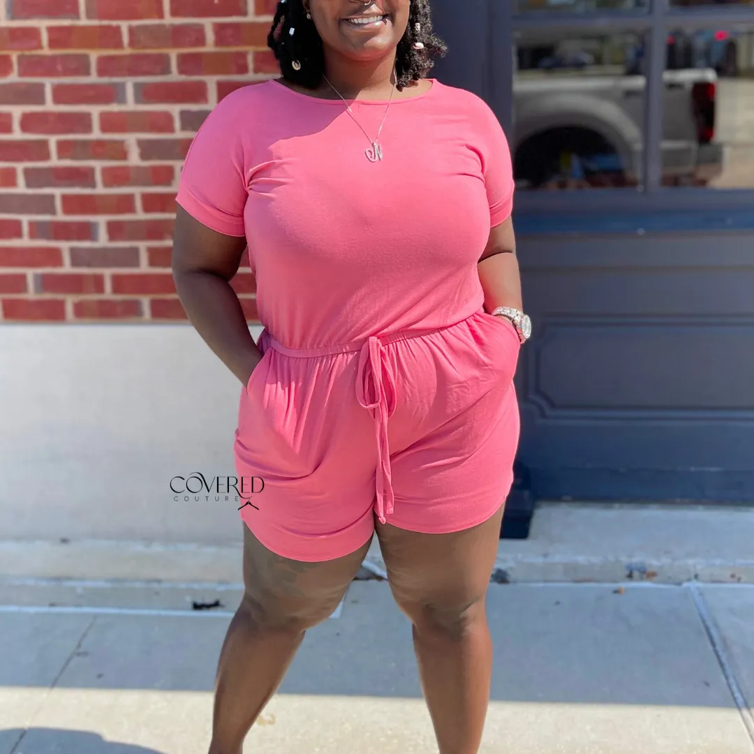 Simple Romper - Desert Rose