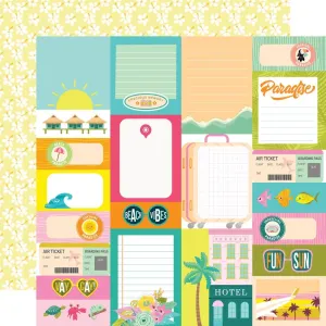 Simple Stories 12x12 [Collection ] - Just Beachy - Journal Elements