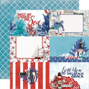 Simple Stories 12x12 [Collection ] - Simple Vintage Seas - 4x6Elements