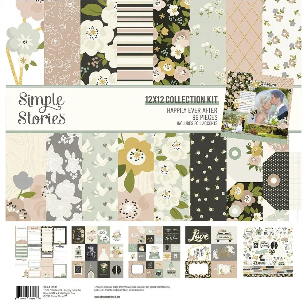 Simple Stories  12x12 Paper [Collection] - Happily Ever After