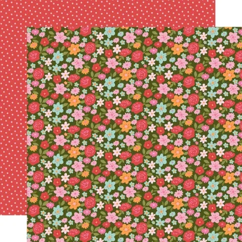 Simple Stories - Heartstrings - 12x12 Single Sheet - Hello Love