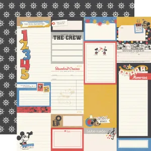 Simple Stories - Say Cheese Classic Mouse - 12x12 Single Sheet - Journal Elements