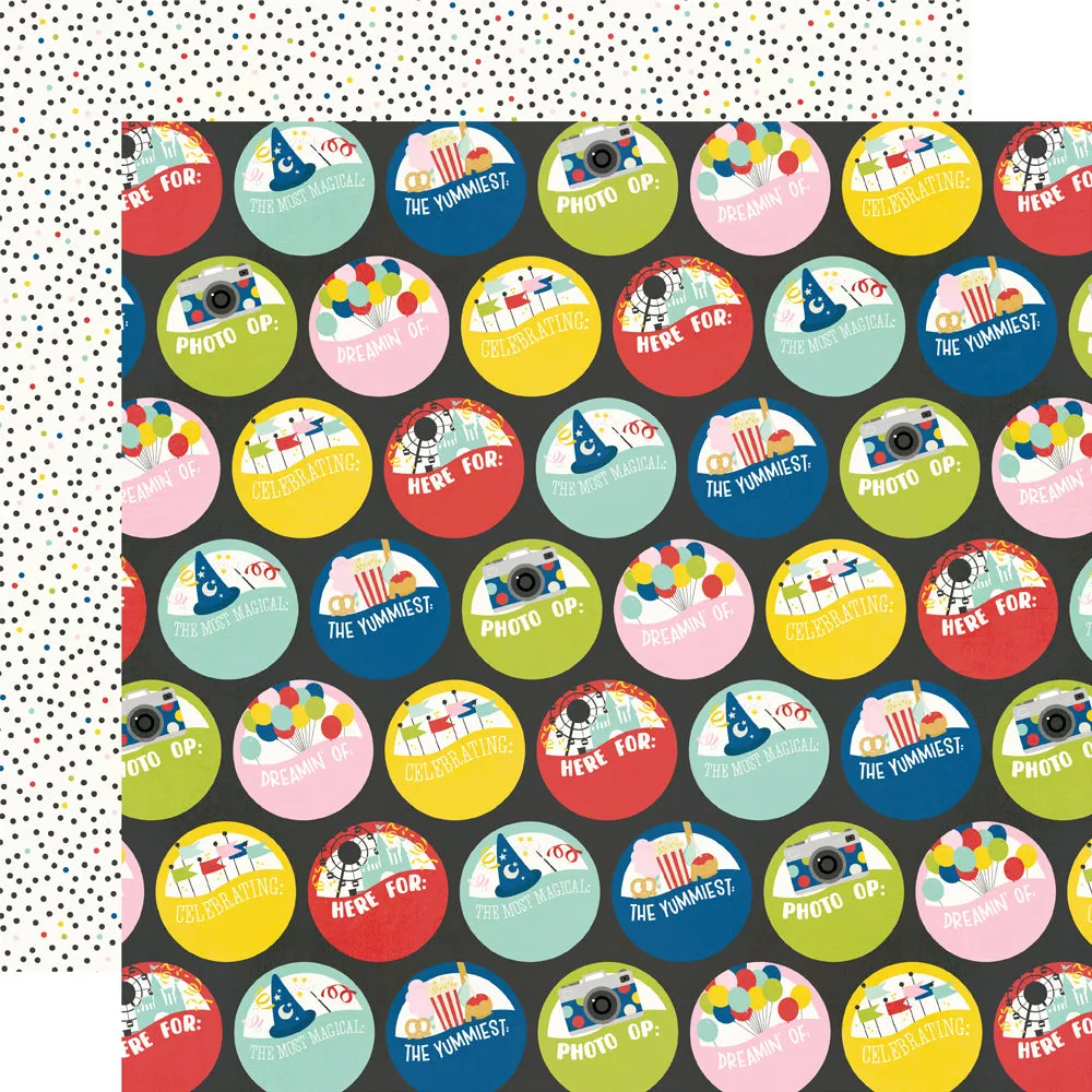 Simple Stories - Say Cheese Magic - 12x12 Single Sheet - Best Day Ever