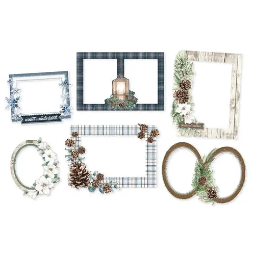 Simple Stories - Simple Vintage Fresh Snow - Chipboard Frames