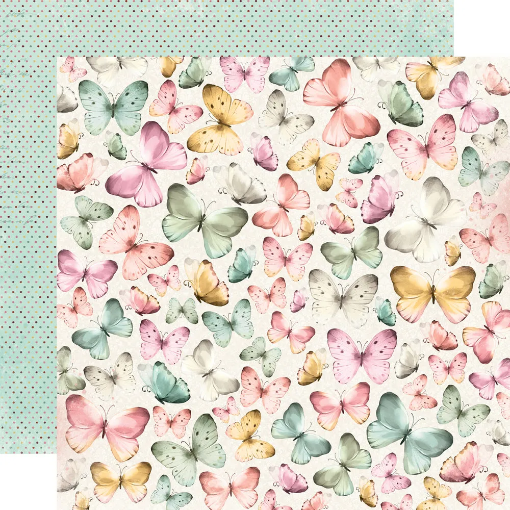 Simple Stories - Simple Vintage Love Story - 12x12 Single Sheet - Ever After