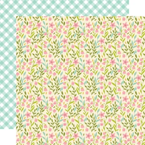 Simple Stories - Tea Garden - 12x12 Single Sheet - Fresh Air