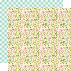 Simple Stories - Tea Garden - 12x12 Single Sheet - Fresh Air