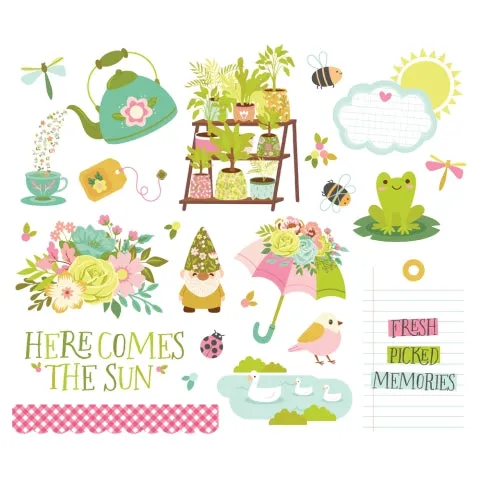 Simple Stories - Tea Garden - Big Bits & Pieces