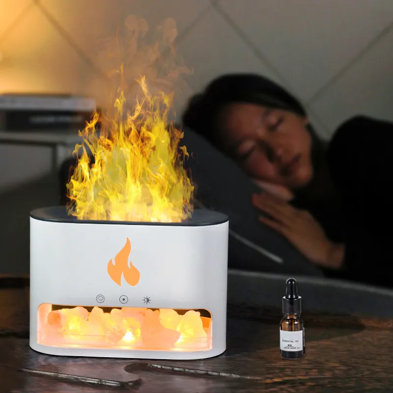Simulation Colorful Flame Humidifier