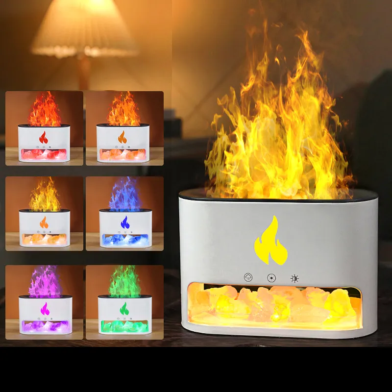 Simulation Colorful Flame Humidifier