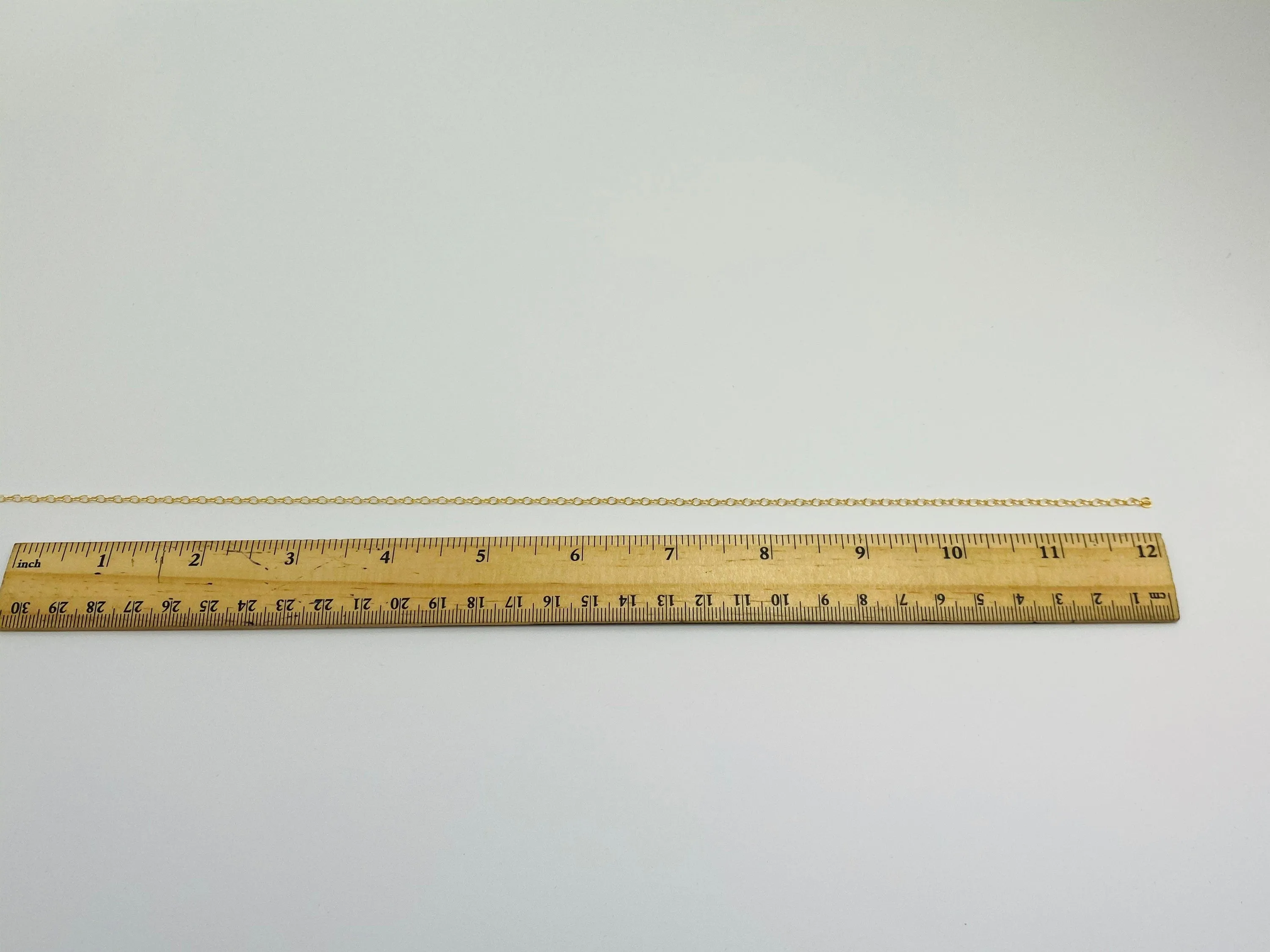 Sleek 14K Gold Filled Cable Chain 1.1mm  Sku# S1812