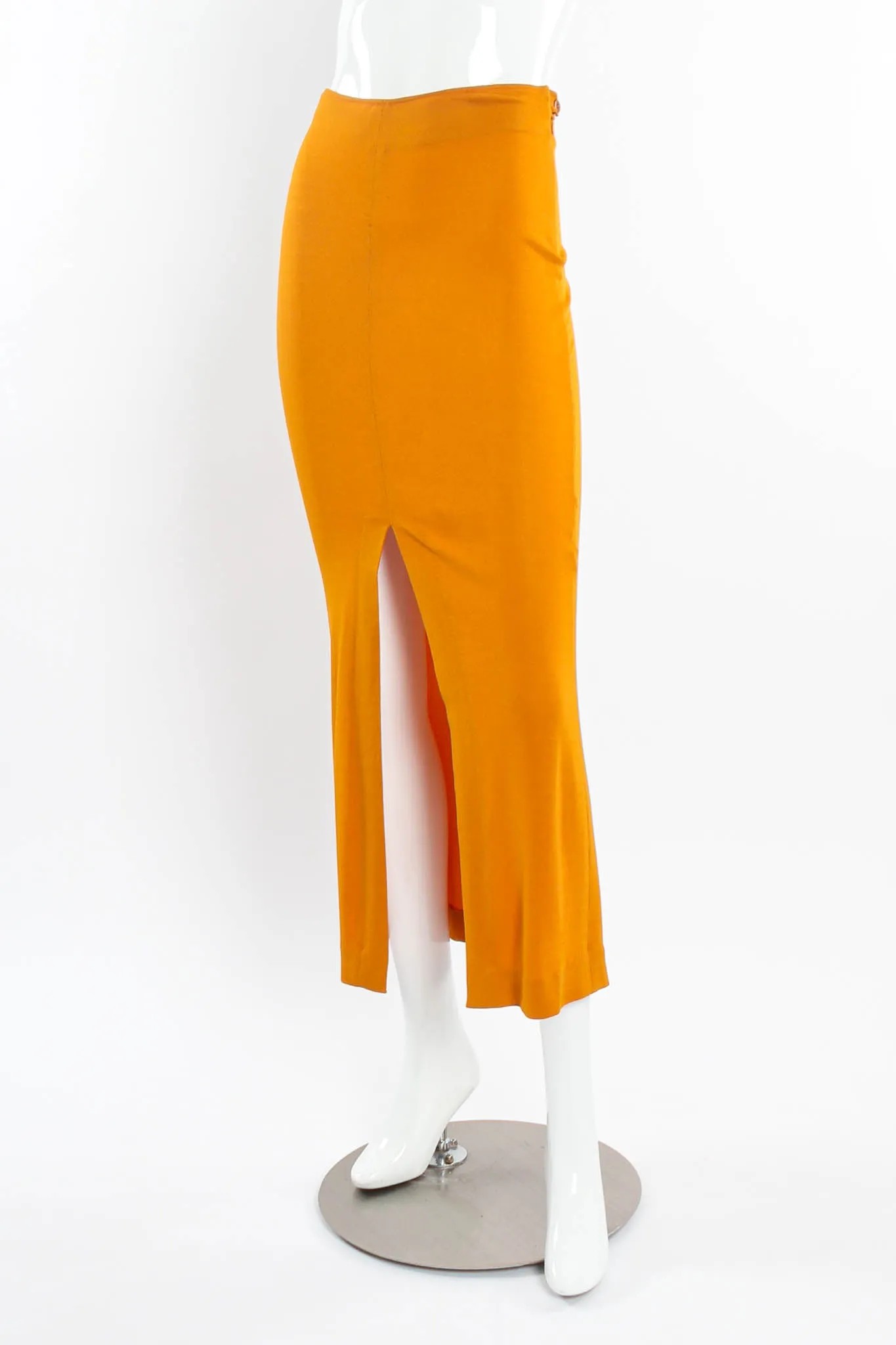 Sleek Bodycon Slit Skirt