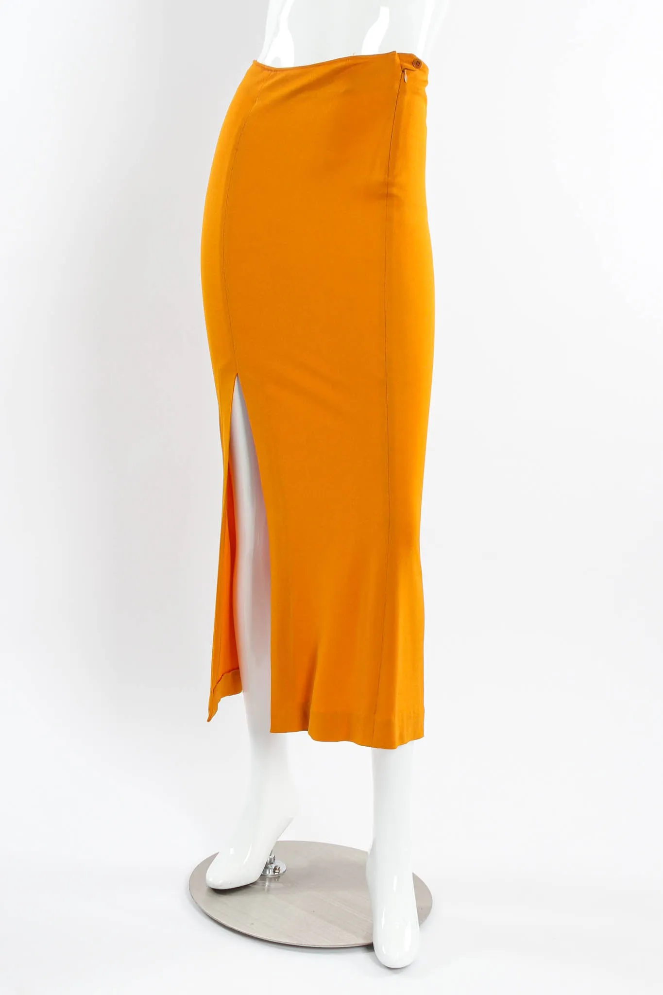 Sleek Bodycon Slit Skirt