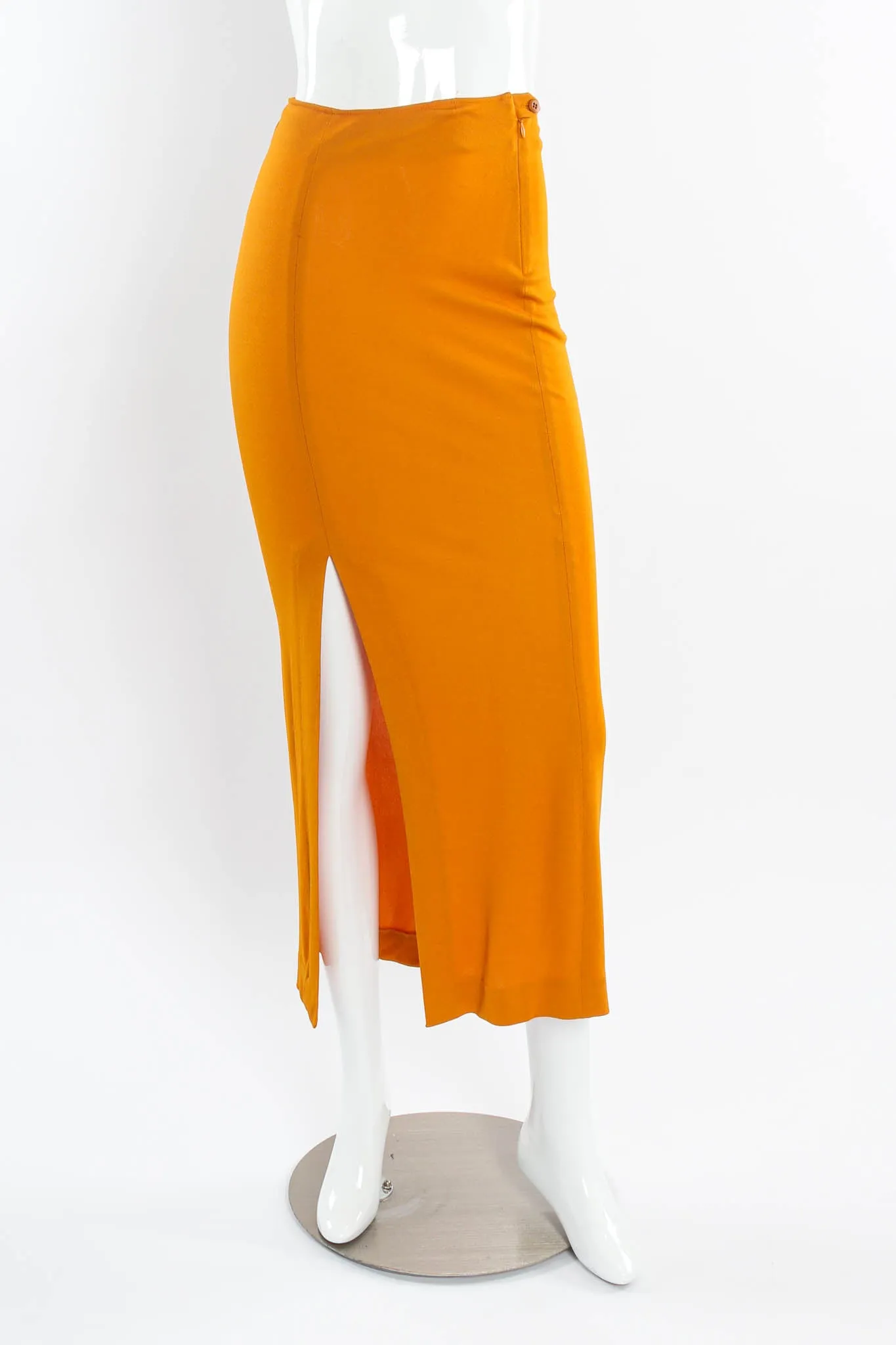 Sleek Bodycon Slit Skirt