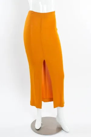Sleek Bodycon Slit Skirt