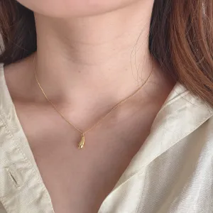 sleek drop necklace