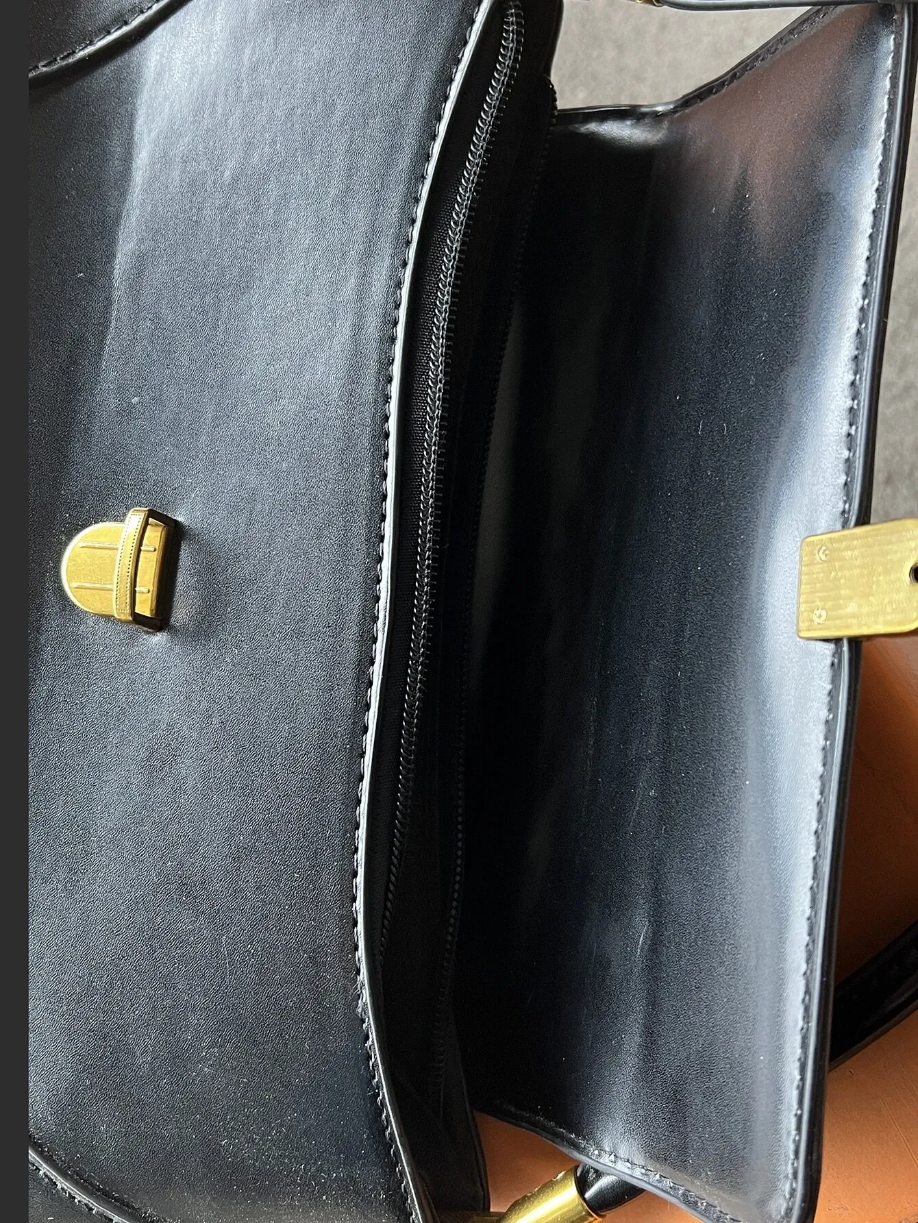 Sleek Flap Baguette Purse Bag