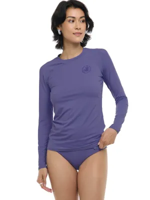 Sleek Rash Guard in Iris
