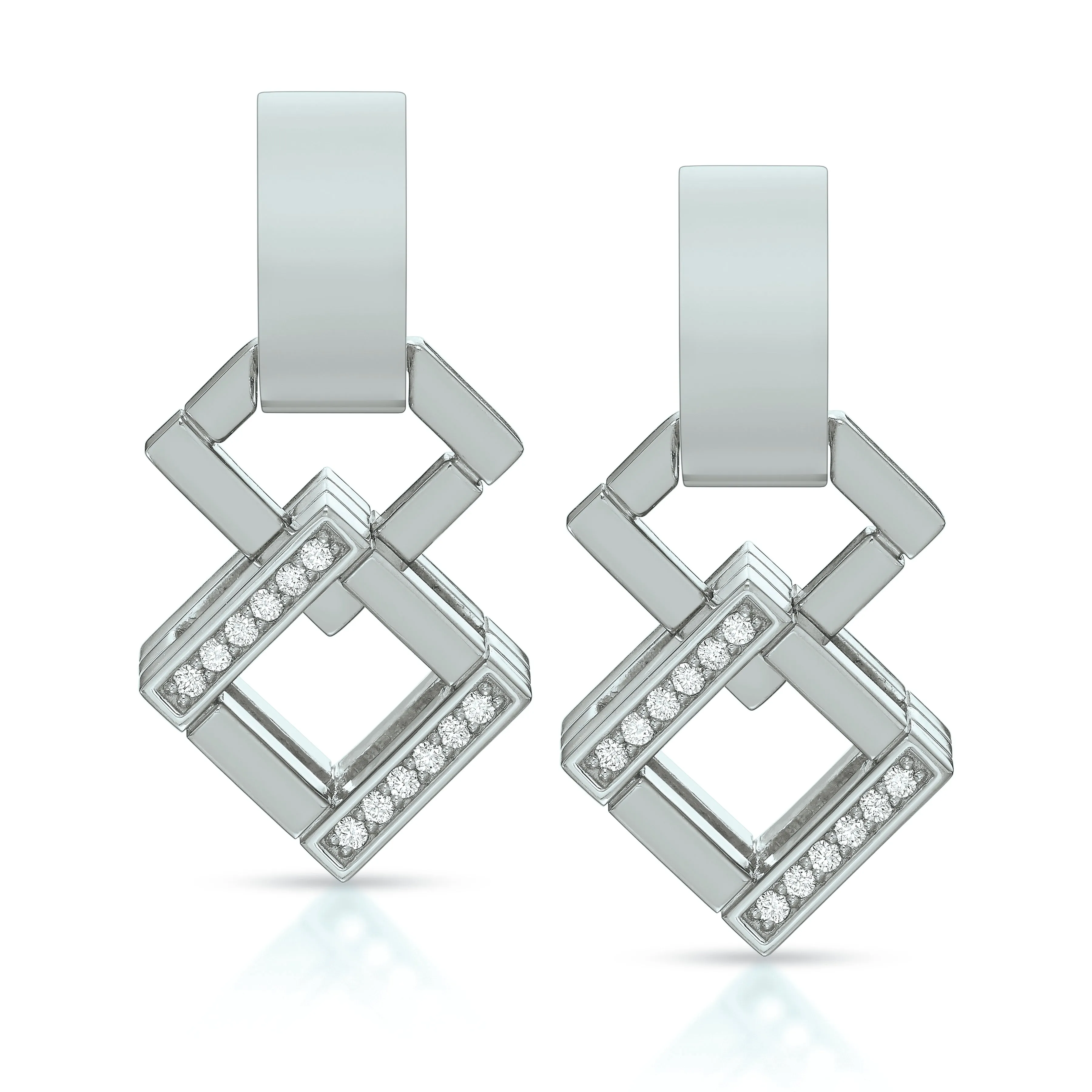 Sloane Angled Interlocking Earring Charms