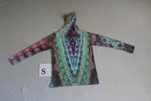 Small Long Sleeve Hooded Shirt