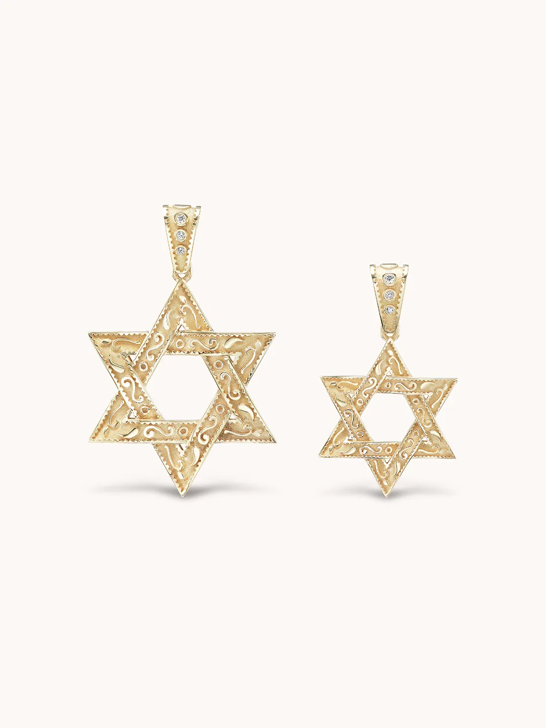Small Southwestern Star of David Charm