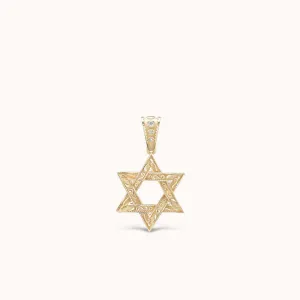 Small Southwestern Star of David Charm