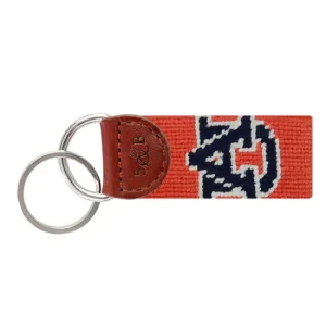 SMATHERS & BRANSON ORANGE AUBURN KEY FOB