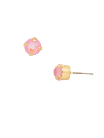 Sorrelli Simple Stud Earrings - Light Rose Delite
