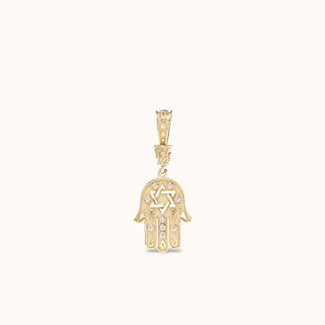 Southwestern Star of David Hamsa