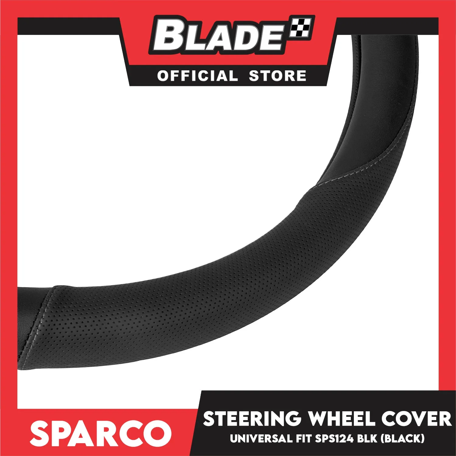 Sparco Corsa Steering Wheel Cover SPS124 (Black)