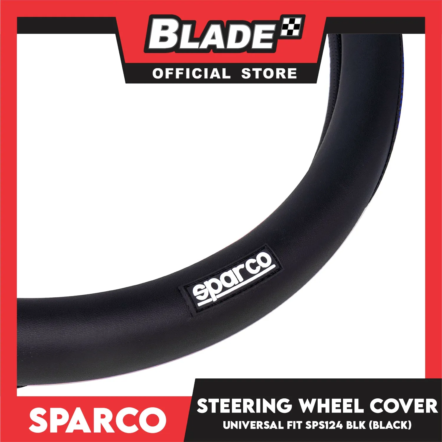 Sparco Corsa Steering Wheel Cover SPS124 (Black)