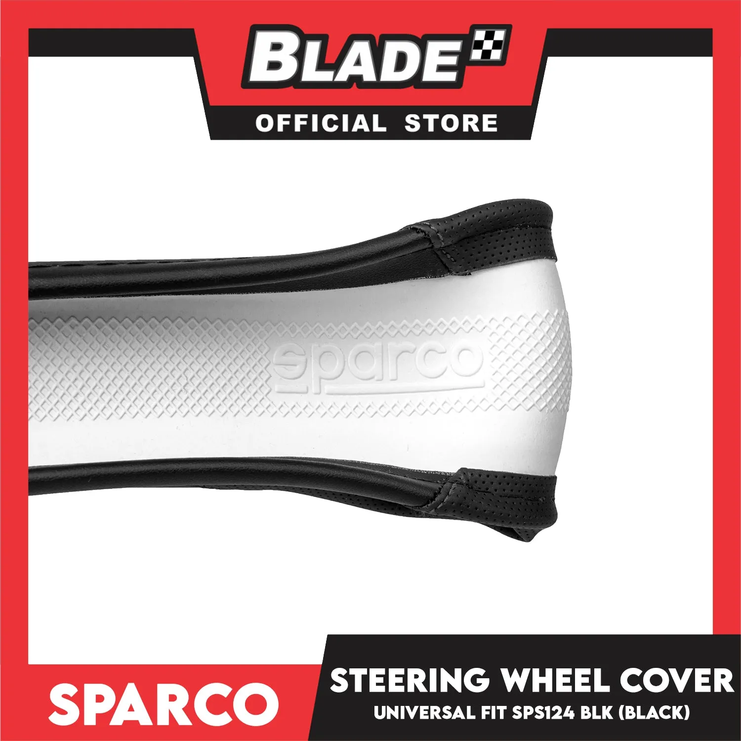 Sparco Corsa Steering Wheel Cover SPS124 (Black)