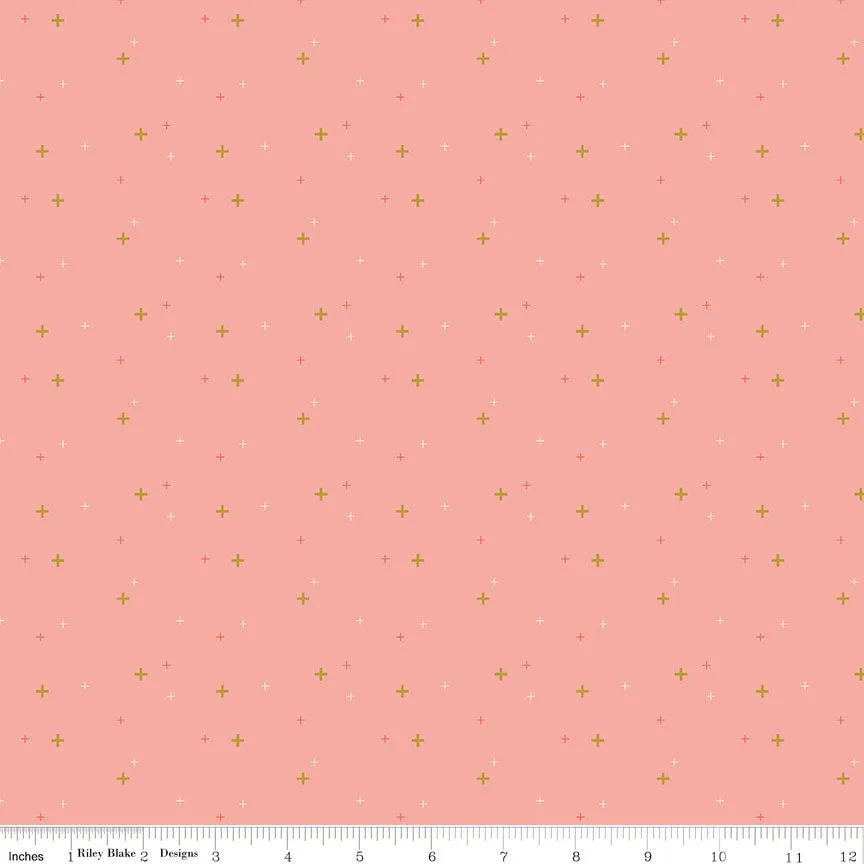 Sparkler in Apricot Blush - fat quarter