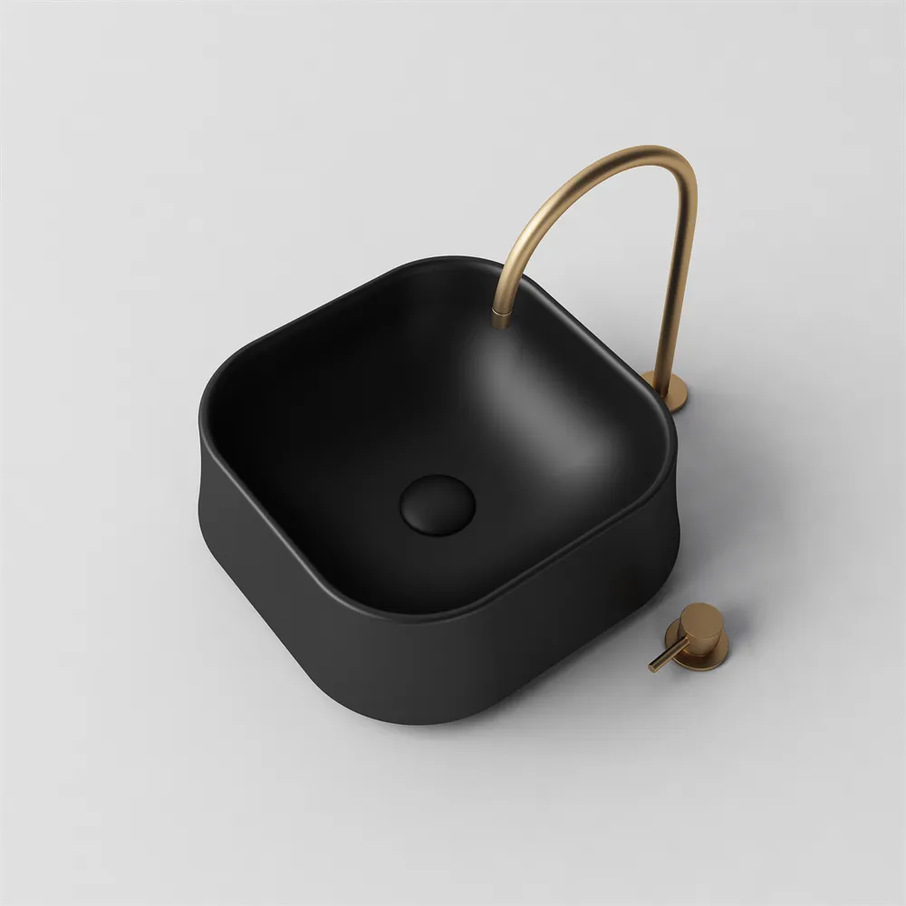 Square Asymmetrical Basin - 413mm - B3 Various Colours