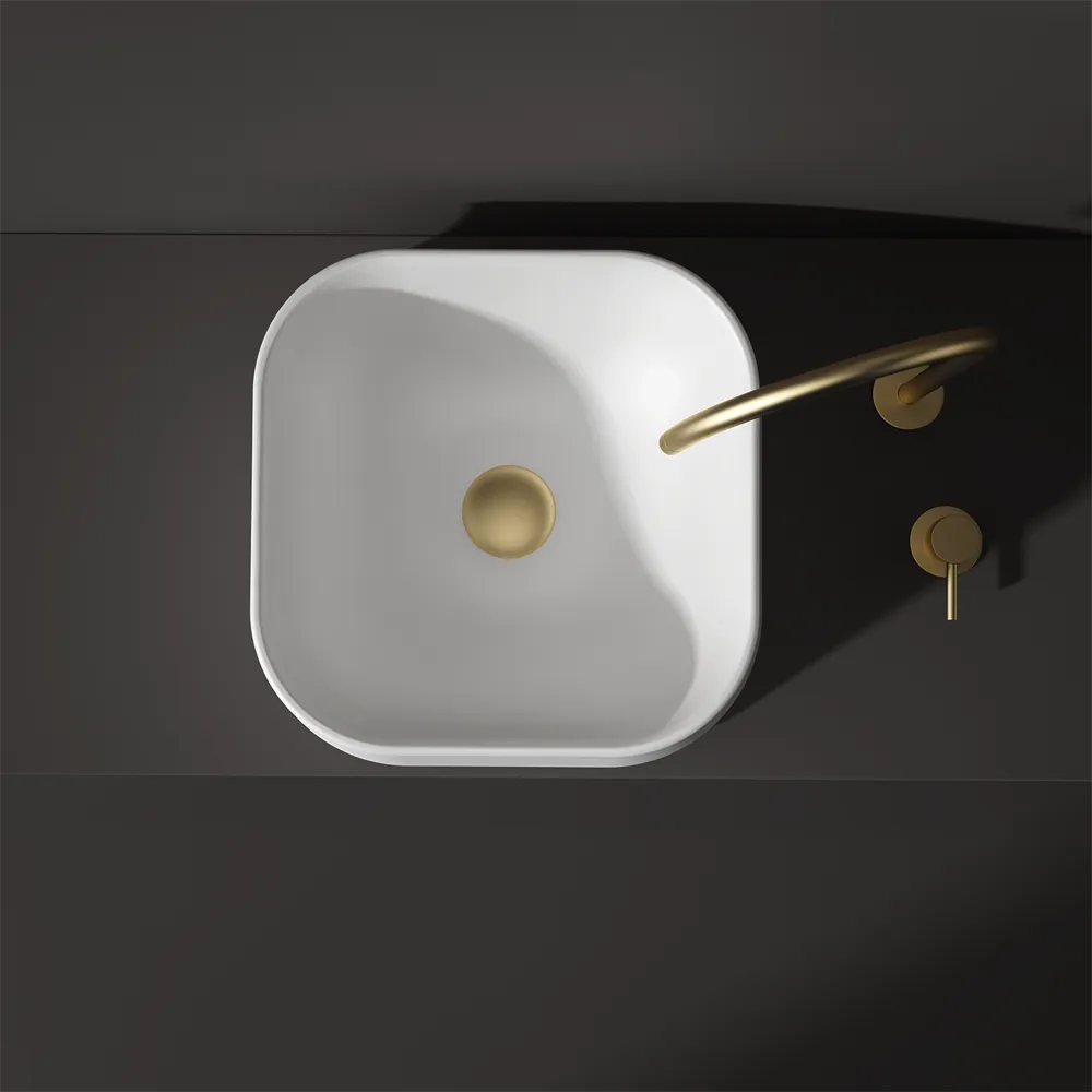 Square Asymmetrical Basin - 413mm - B3 Various Colours