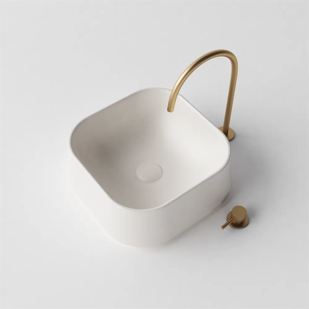 Square Asymmetrical Basin - 413mm - B3 Various Colours