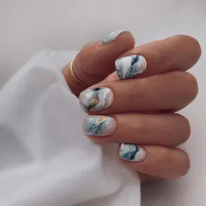 Square marble Print