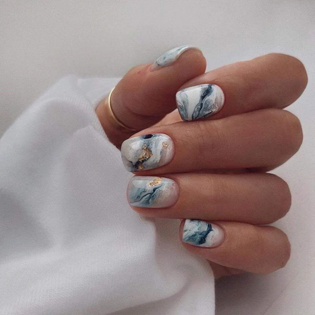 Square marble Print