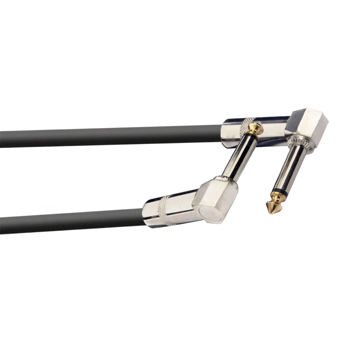 Stagg S-Series Speaker Cable - 1.5m Angled 1/4" Jack Plug to Angled 1/4" Jack Plug - 16GA