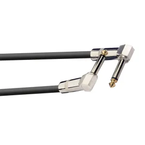 Stagg S-Series Speaker Cable - 1.5m Angled 1/4" Jack Plug to Angled 1/4" Jack Plug - 16GA