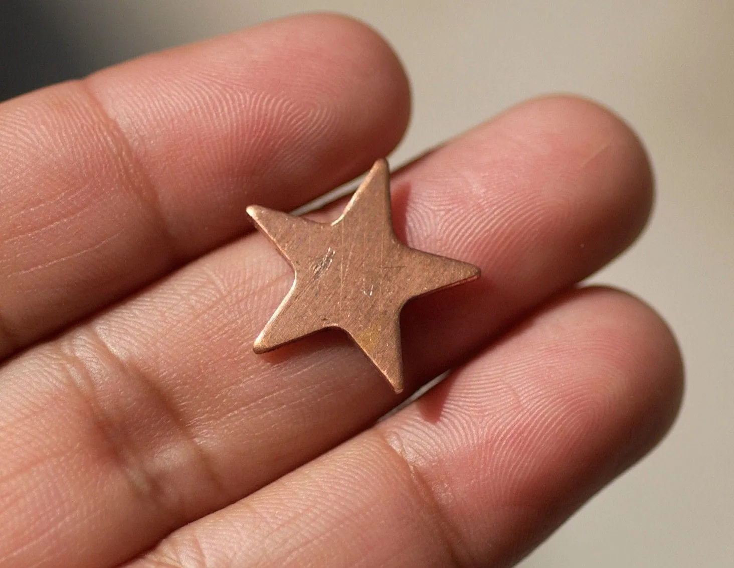 Stars in Lotus Flowers Pattern 17mm Cutout for Enameling Stamping Texturing Soldering Blanks Variety of Metals