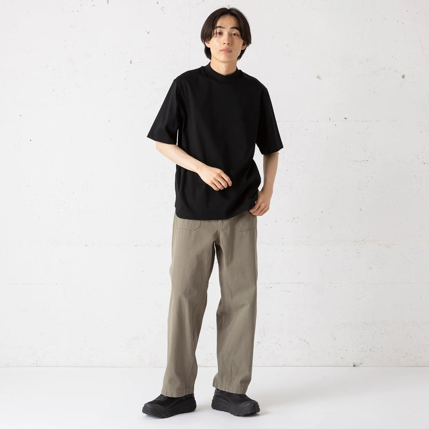 STIR | スティア　アルビニTスムース モックネック  リラックス