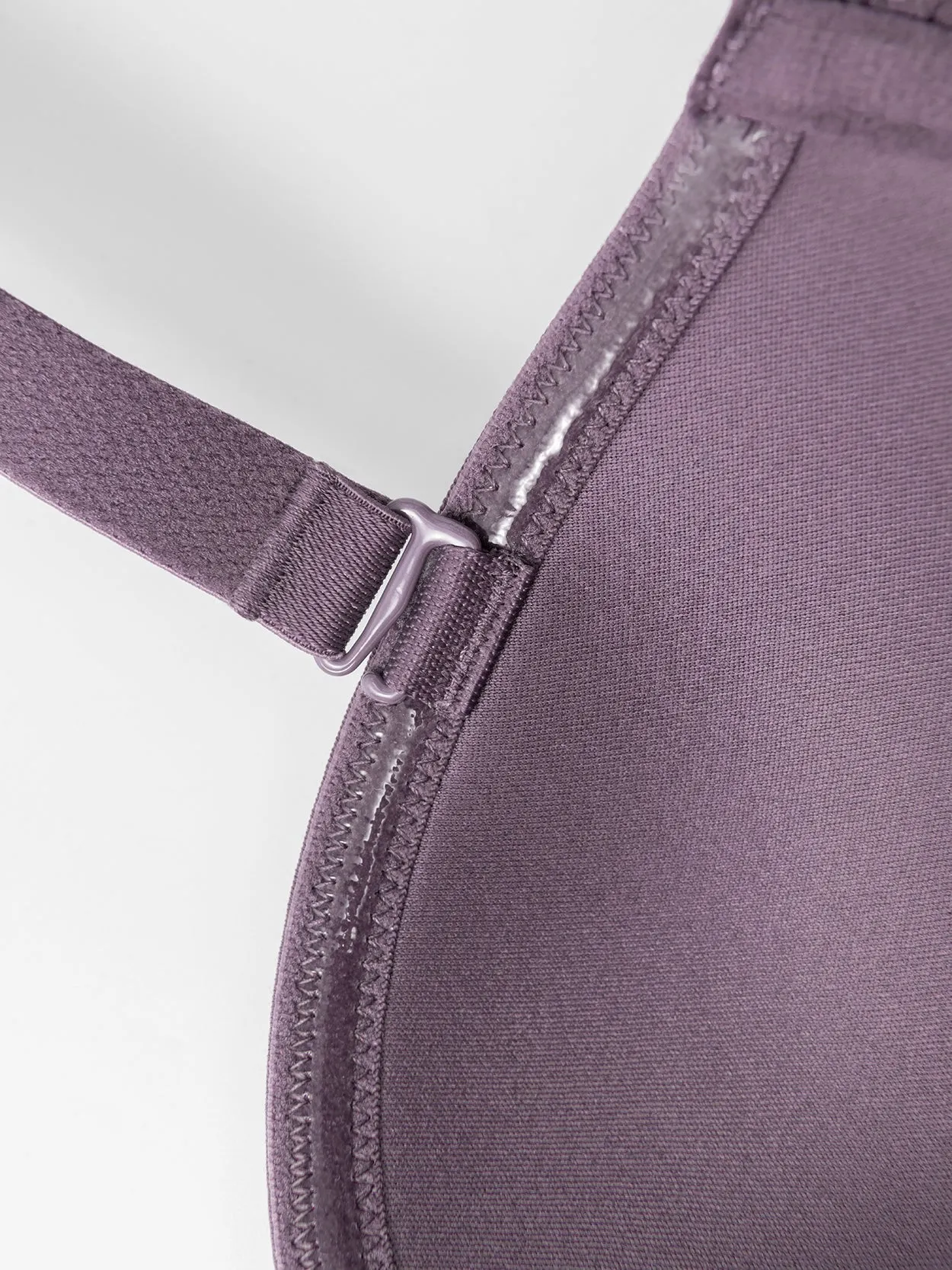 Strapless Bra Underwire Multiway Molded Cup Purple
